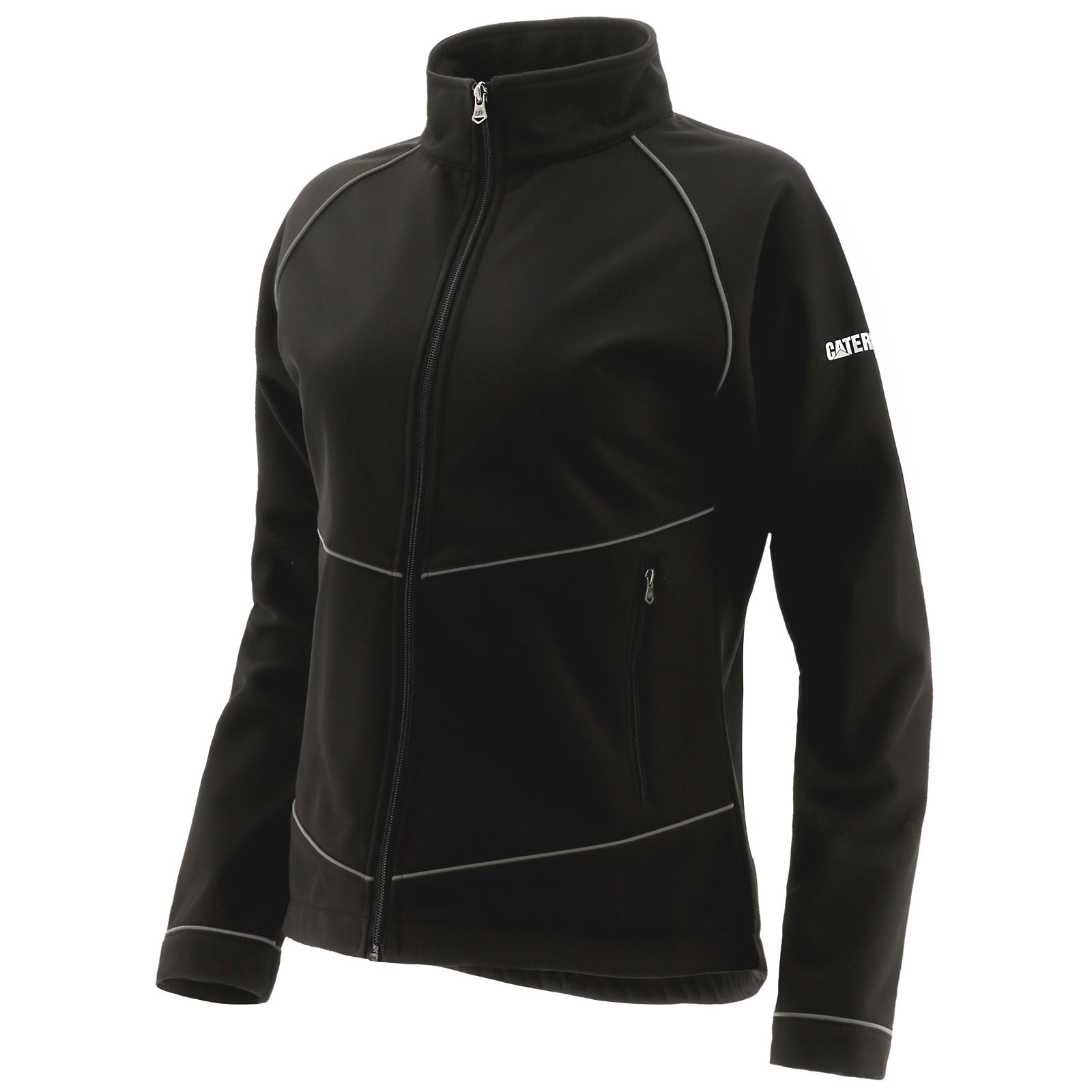 Women's Caterpillar Triton Soft Shell Jackets Black Ireland FAGD83129